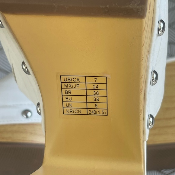 New not in box. Forever 21 white mules. - Picture 2 of 8